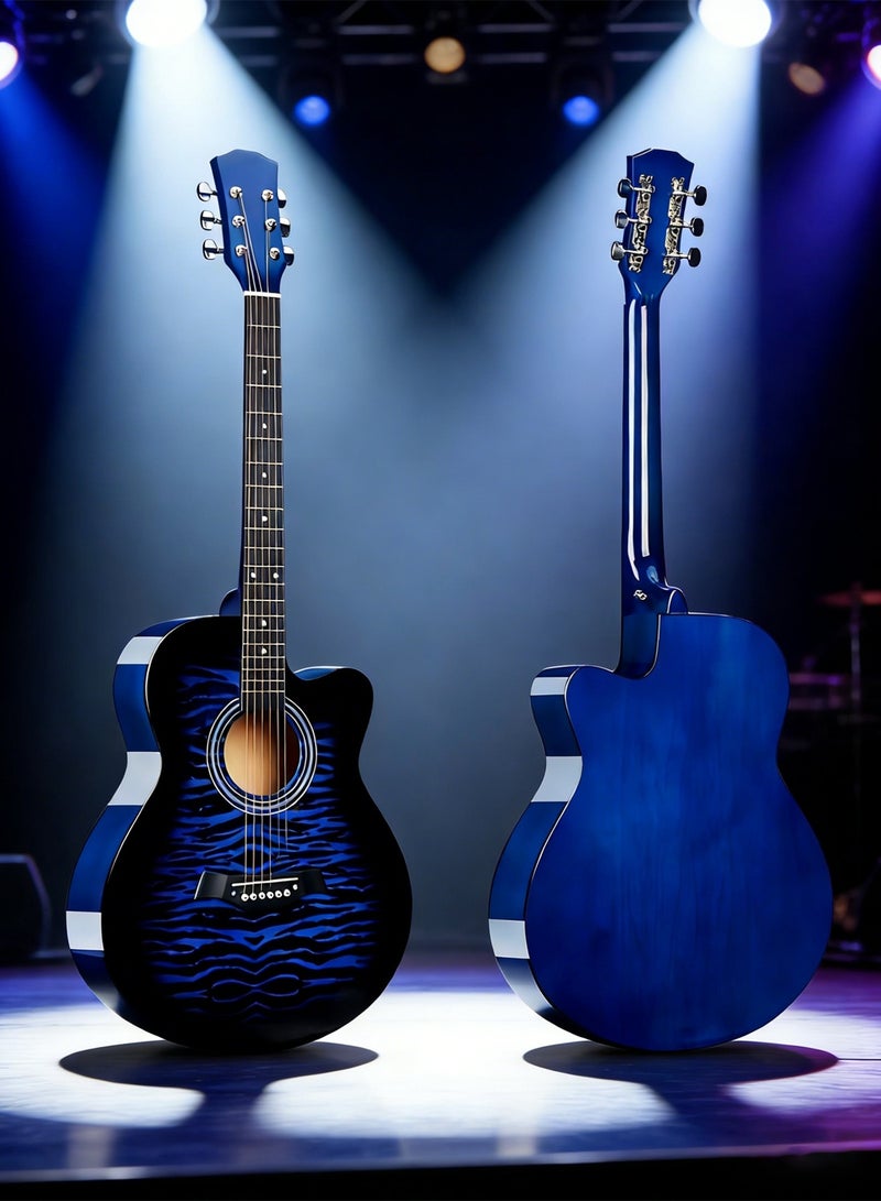 Sharpdo 40 Inch Classical Guitar Set Band Guitar, Beginner Guitar With Strings, Travel Bag, Tuner, Slingshot, And Shoulder Strap - Image 5